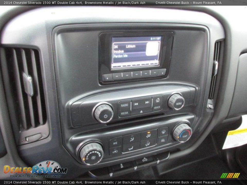 2014 Chevrolet Silverado 1500 WT Double Cab 4x4 Brownstone Metallic / Jet Black/Dark Ash Photo #14