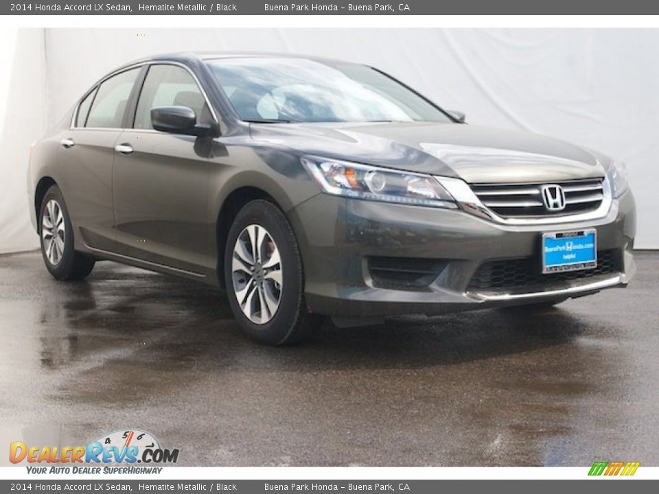 2014 Honda Accord LX Sedan Hematite Metallic / Black Photo #1