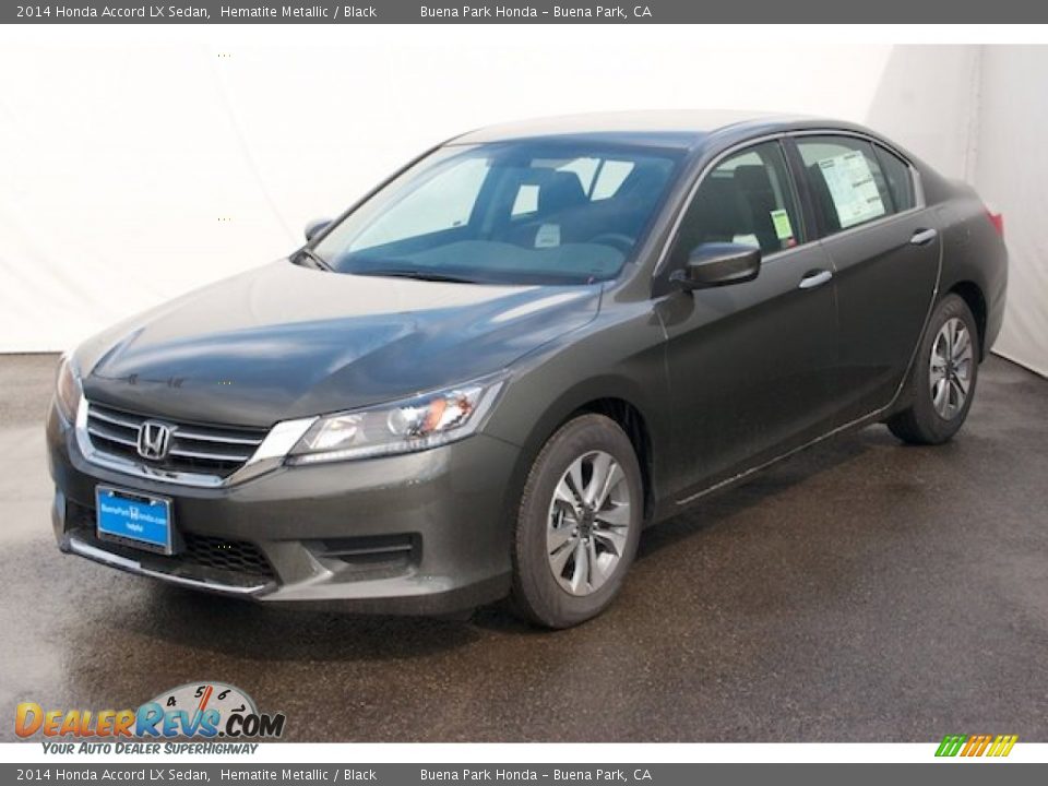 2014 Honda Accord LX Sedan Hematite Metallic / Black Photo #3
