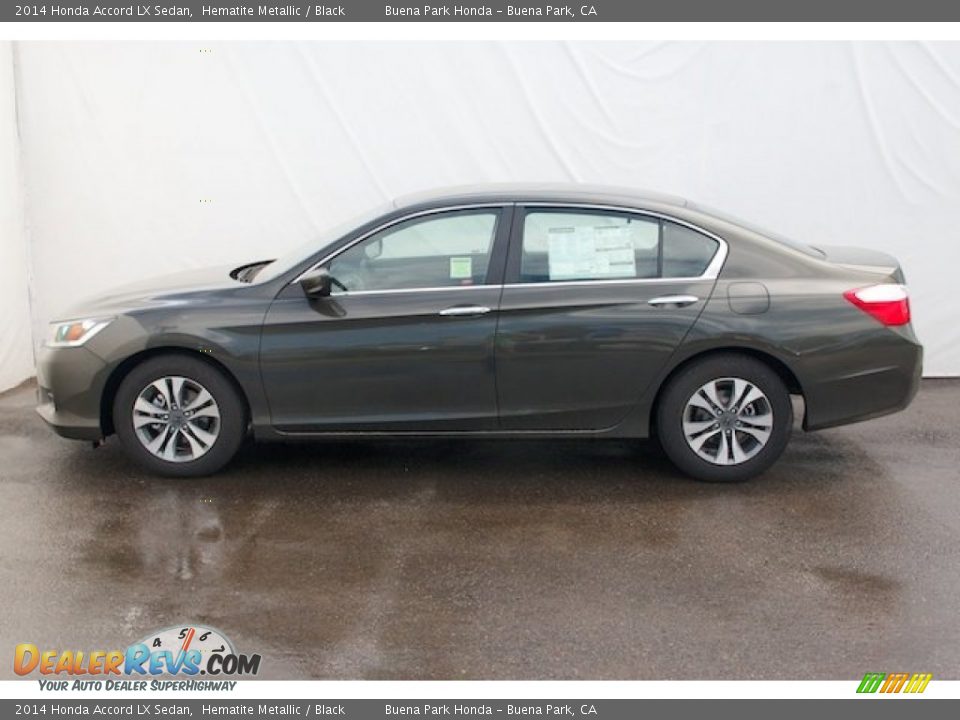 2014 Honda Accord LX Sedan Hematite Metallic / Black Photo #4