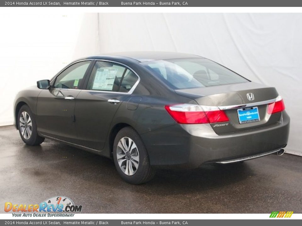 2014 Honda Accord LX Sedan Hematite Metallic / Black Photo #5