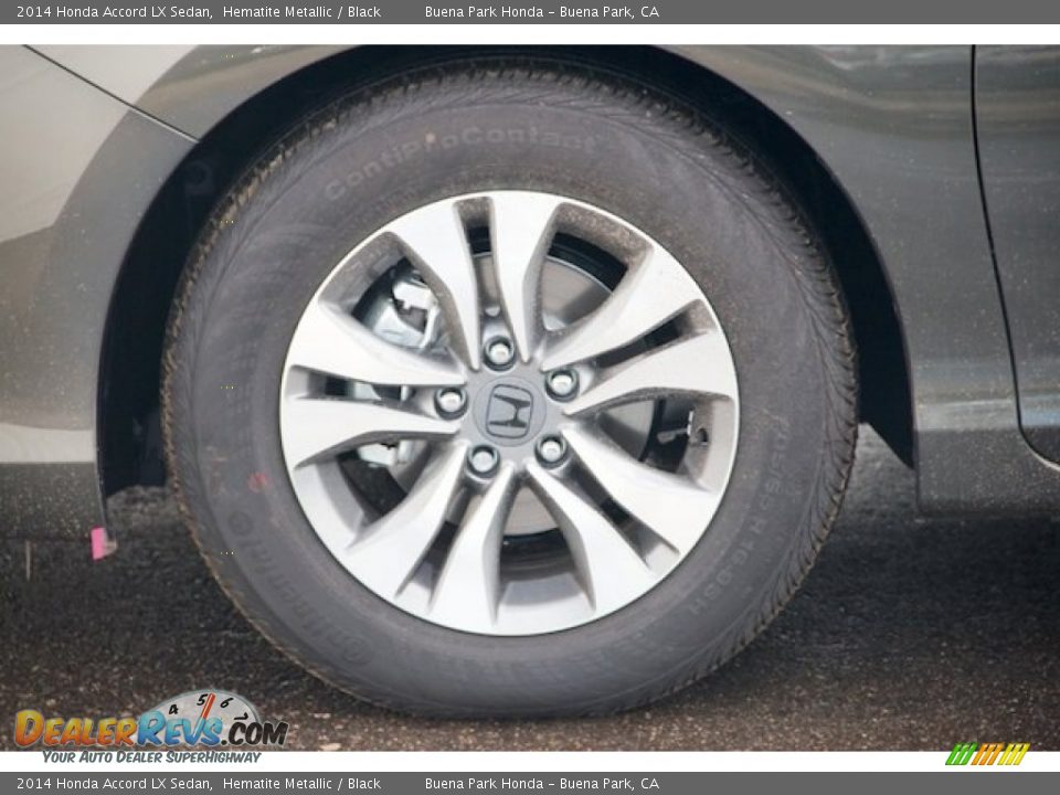 2014 Honda Accord LX Sedan Hematite Metallic / Black Photo #7