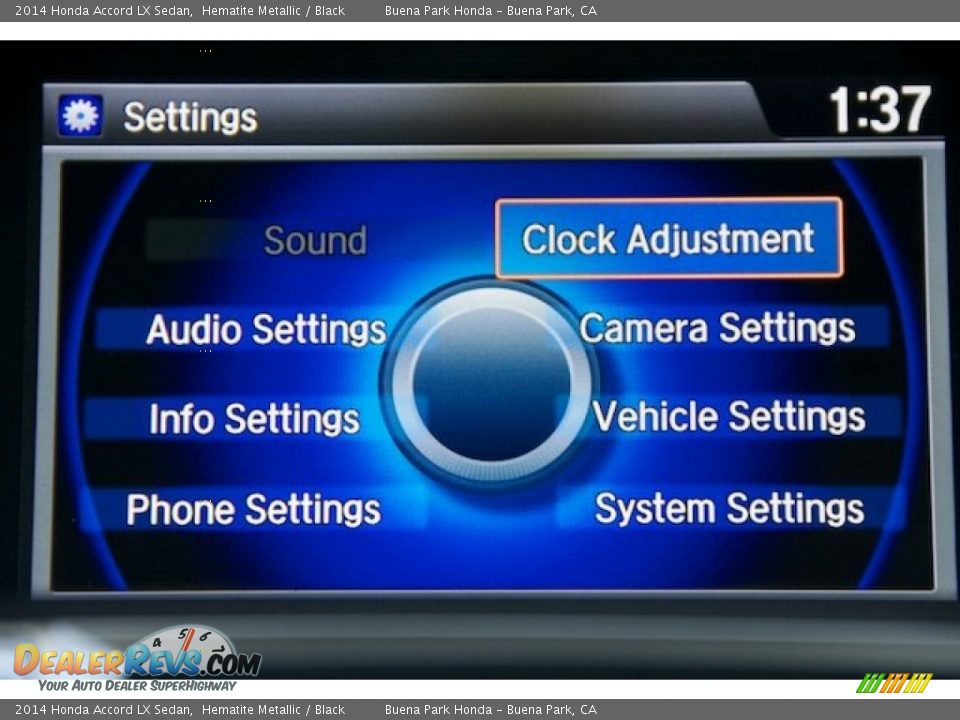 2014 Honda Accord LX Sedan Hematite Metallic / Black Photo #15