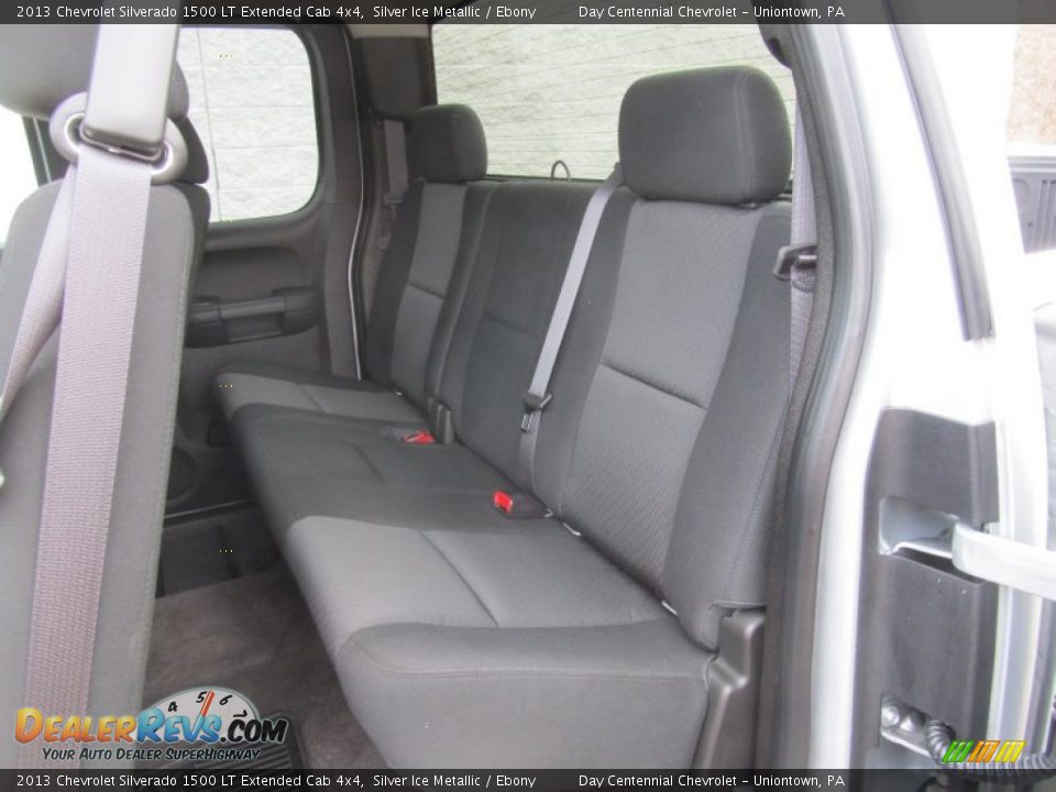 2013 Chevrolet Silverado 1500 LT Extended Cab 4x4 Silver Ice Metallic / Ebony Photo #14