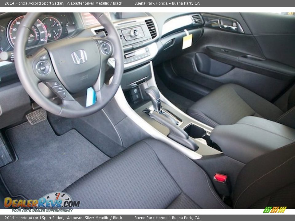 2014 Honda Accord Sport Sedan Alabaster Silver Metallic / Black Photo #10