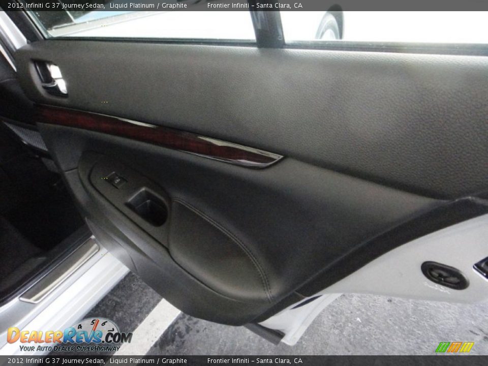 2012 Infiniti G 37 Journey Sedan Liquid Platinum / Graphite Photo #26