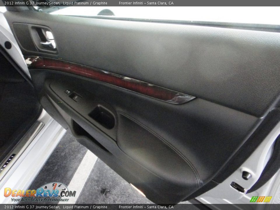 2012 Infiniti G 37 Journey Sedan Liquid Platinum / Graphite Photo #29