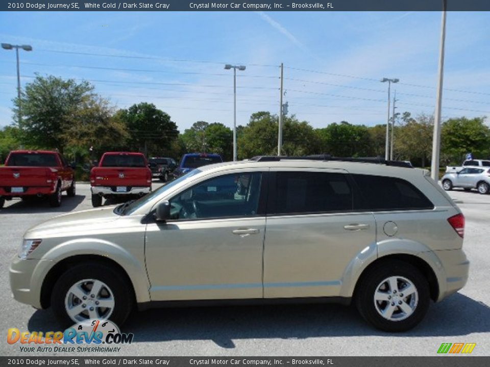 2010 Dodge Journey SE White Gold / Dark Slate Gray Photo #2
