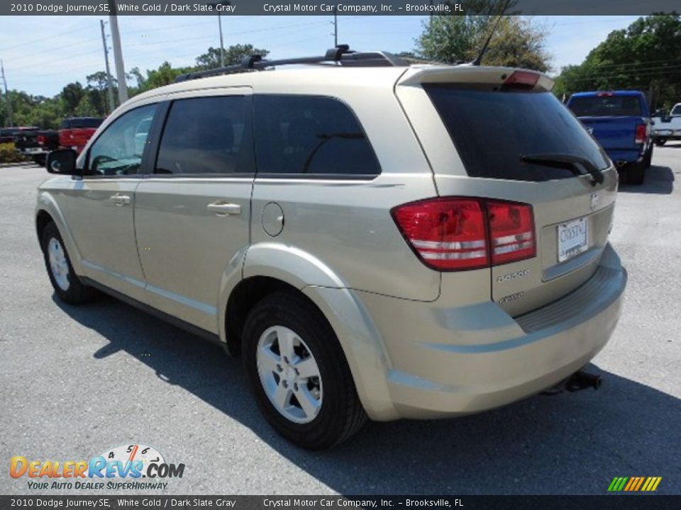 2010 Dodge Journey SE White Gold / Dark Slate Gray Photo #3