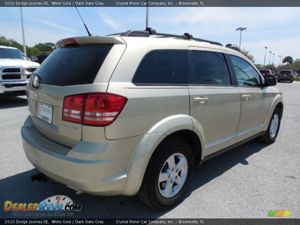 2010 Dodge Journey SE White Gold / Dark Slate Gray Photo #9