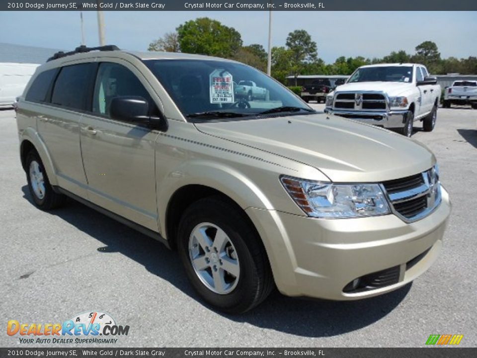 2010 Dodge Journey SE White Gold / Dark Slate Gray Photo #11