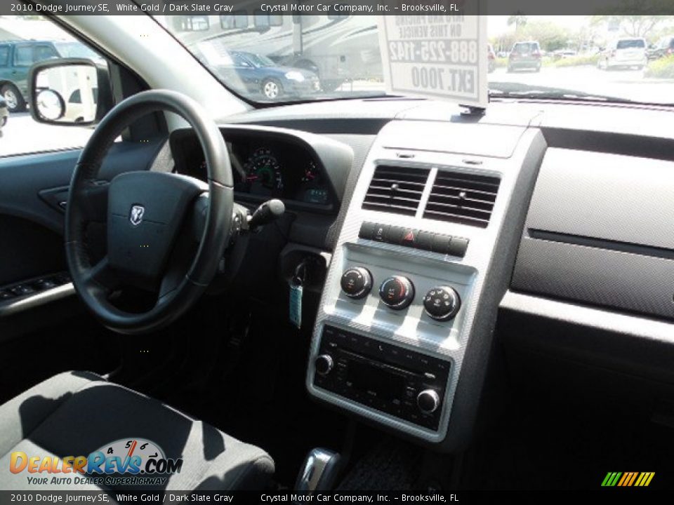 2010 Dodge Journey SE White Gold / Dark Slate Gray Photo #12