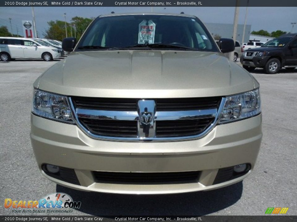 2010 Dodge Journey SE White Gold / Dark Slate Gray Photo #14