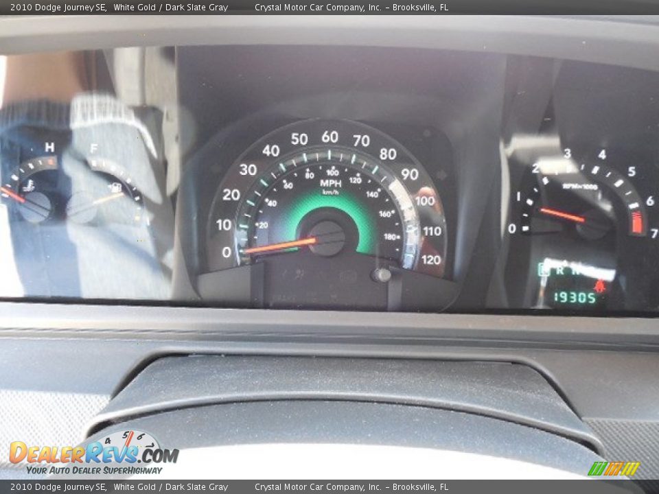 2010 Dodge Journey SE White Gold / Dark Slate Gray Photo #19