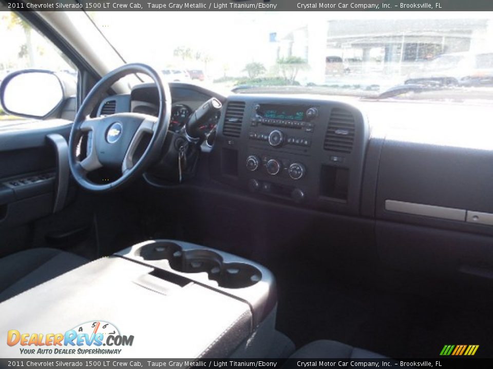 2011 Chevrolet Silverado 1500 LT Crew Cab Taupe Gray Metallic / Light Titanium/Ebony Photo #11