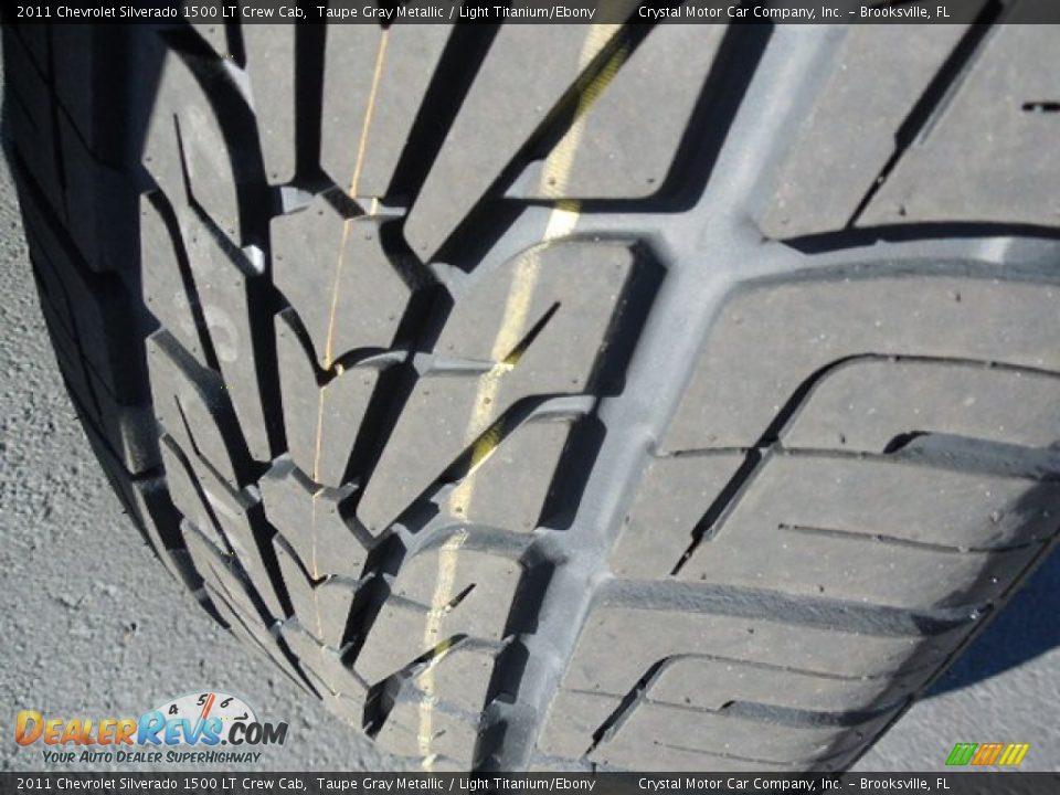 2011 Chevrolet Silverado 1500 LT Crew Cab Taupe Gray Metallic / Light Titanium/Ebony Photo #15