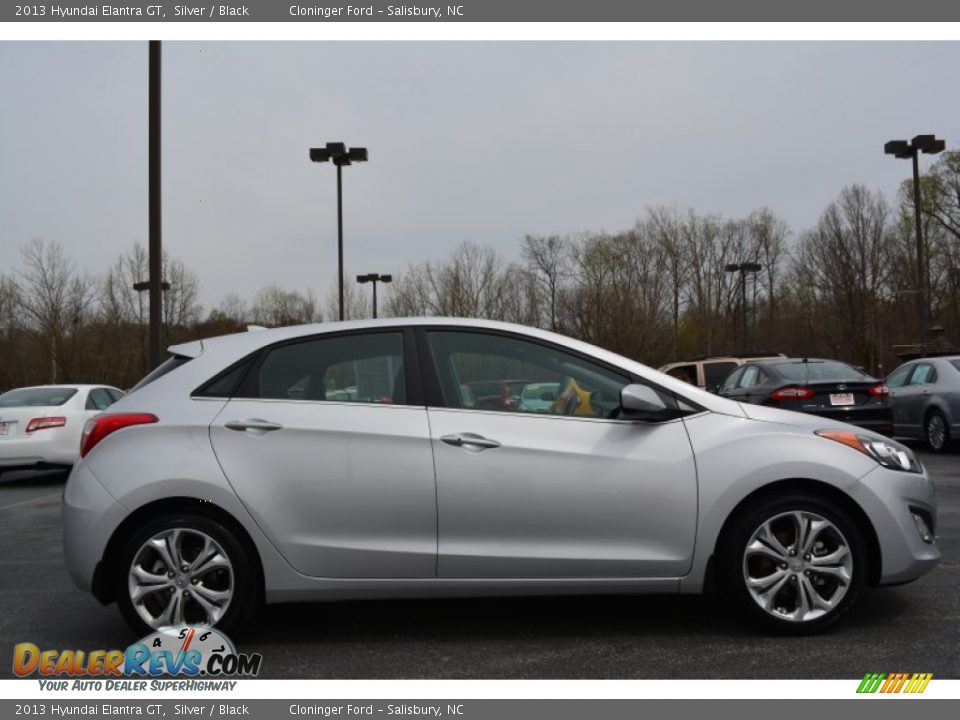 2013 Hyundai Elantra GT Silver / Black Photo #2