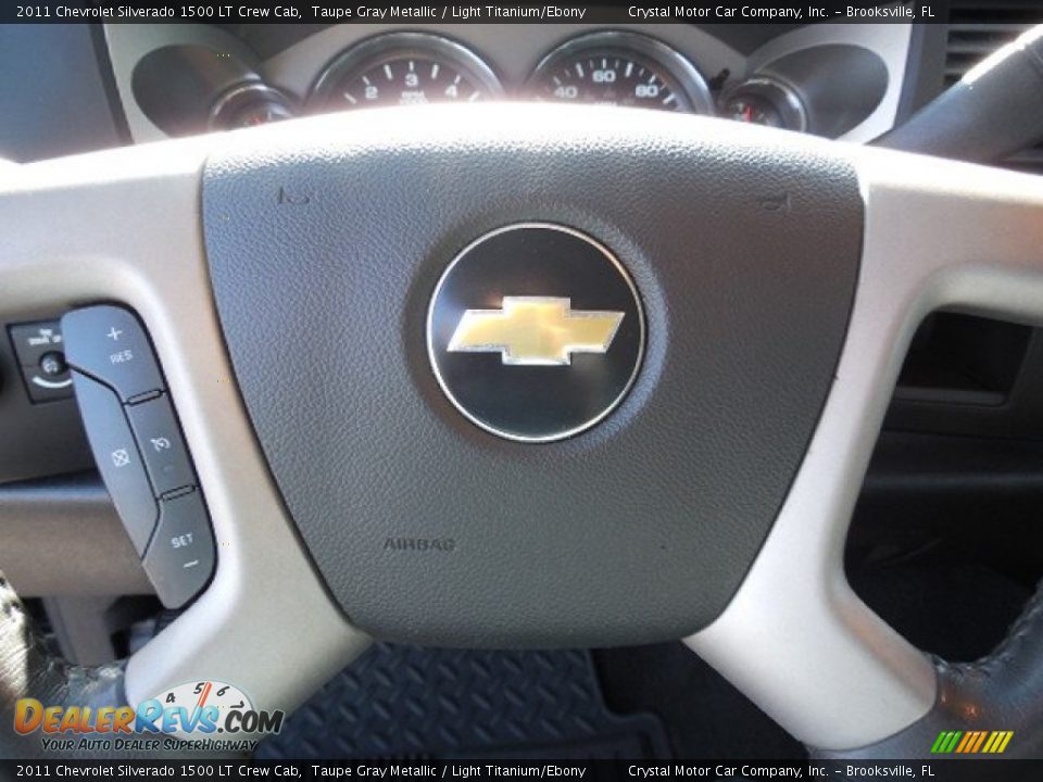 2011 Chevrolet Silverado 1500 LT Crew Cab Taupe Gray Metallic / Light Titanium/Ebony Photo #21