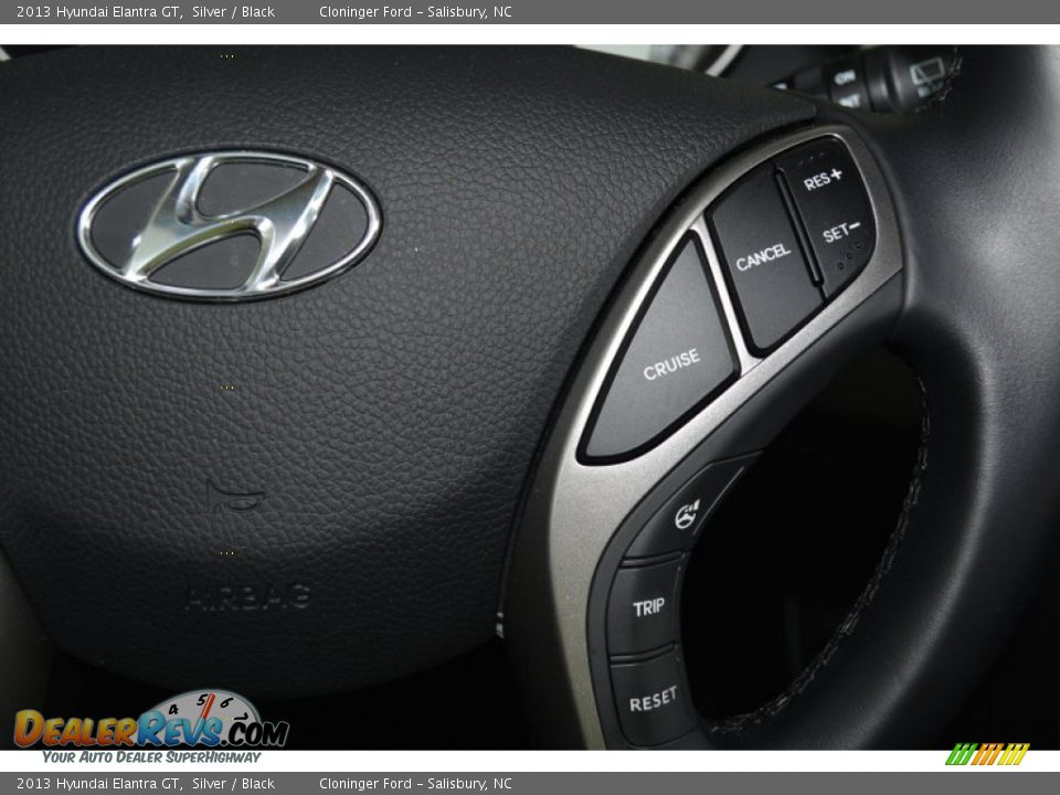 2013 Hyundai Elantra GT Silver / Black Photo #26