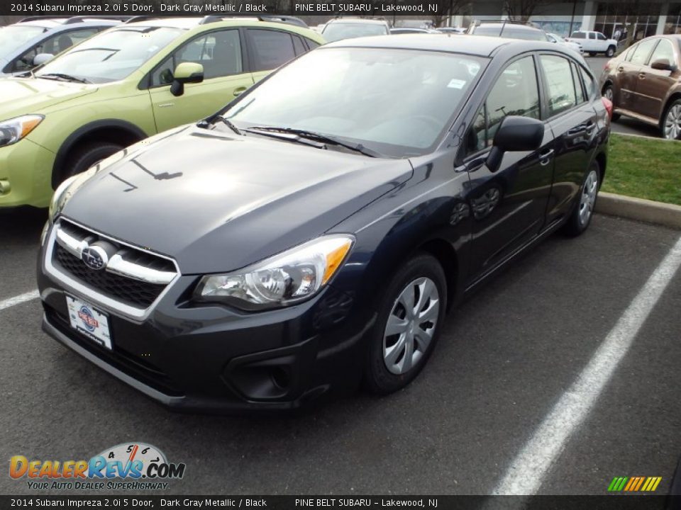2014 Subaru Impreza 2.0i 5 Door Dark Gray Metallic / Black Photo #1