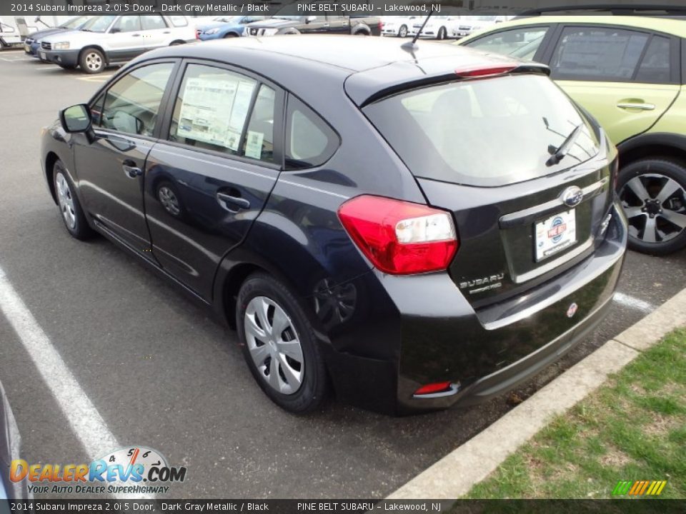 2014 Subaru Impreza 2.0i 5 Door Dark Gray Metallic / Black Photo #2
