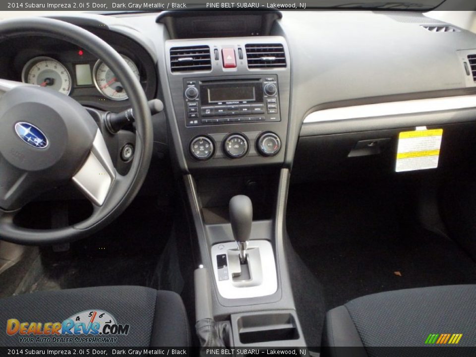 2014 Subaru Impreza 2.0i 5 Door Dark Gray Metallic / Black Photo #5