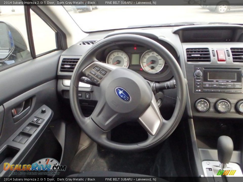 2014 Subaru Impreza 2.0i 5 Door Dark Gray Metallic / Black Photo #6