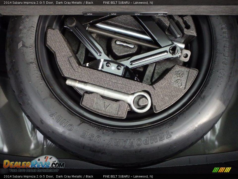 2014 Subaru Impreza 2.0i 5 Door Dark Gray Metallic / Black Photo #8