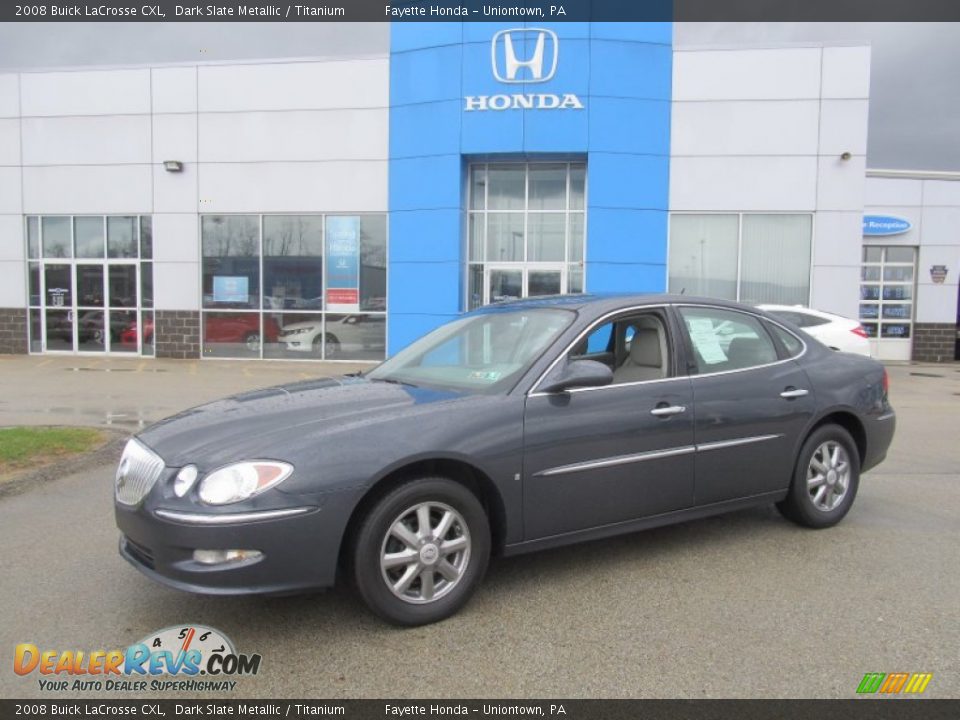 2008 Buick LaCrosse CXL Dark Slate Metallic / Titanium Photo #1