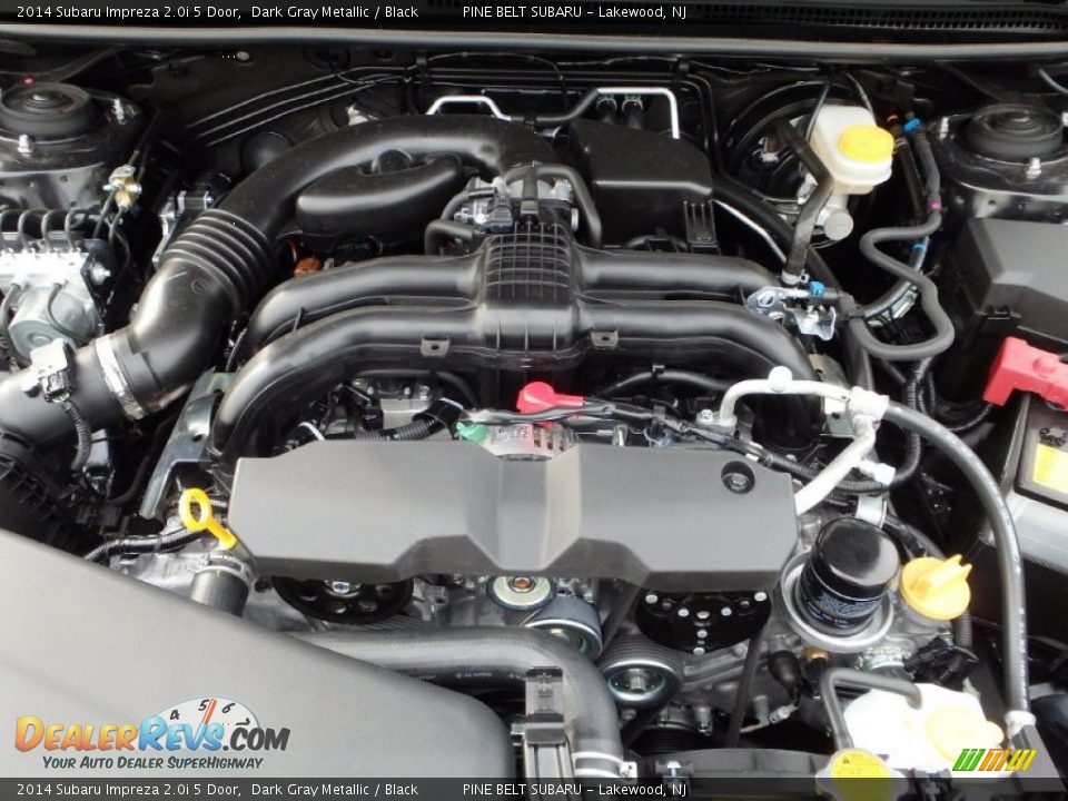 2014 Subaru Impreza 2.0i 5 Door Dark Gray Metallic / Black Photo #9