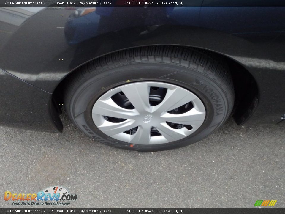 2014 Subaru Impreza 2.0i 5 Door Dark Gray Metallic / Black Photo #11