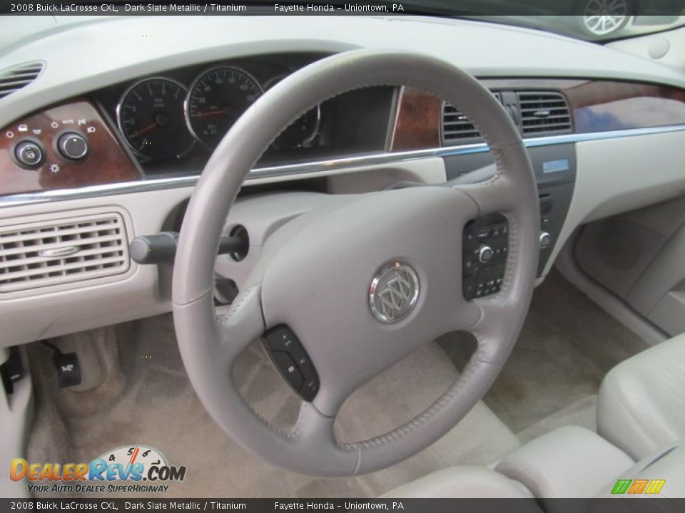 2008 Buick LaCrosse CXL Dark Slate Metallic / Titanium Photo #10
