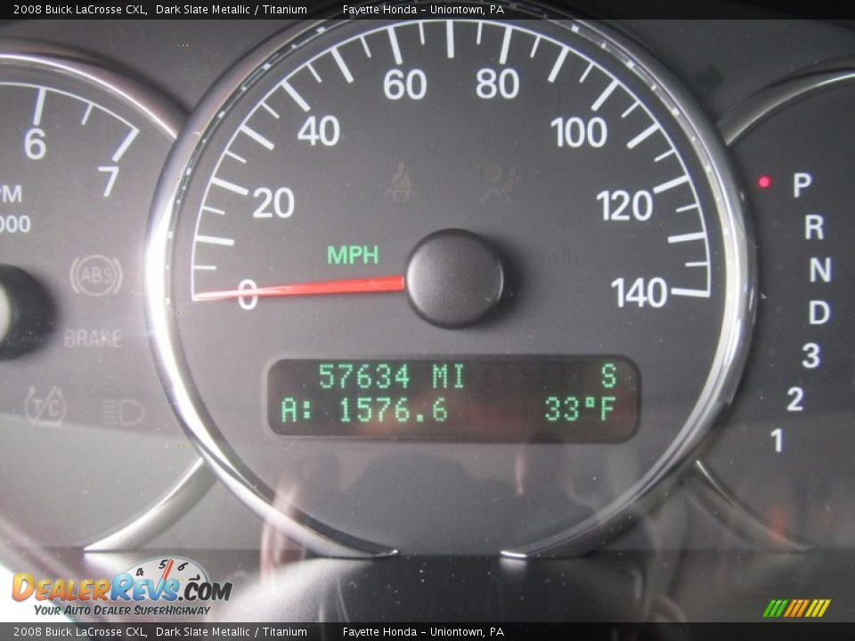 2008 Buick LaCrosse CXL Dark Slate Metallic / Titanium Photo #20