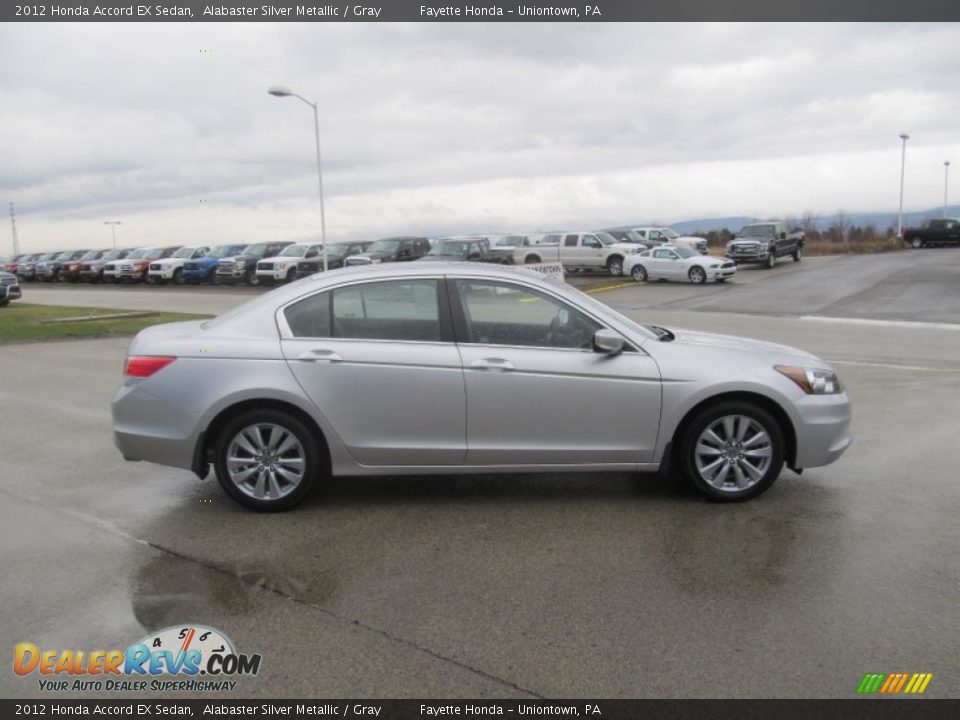 2012 Honda Accord EX Sedan Alabaster Silver Metallic / Gray Photo #4