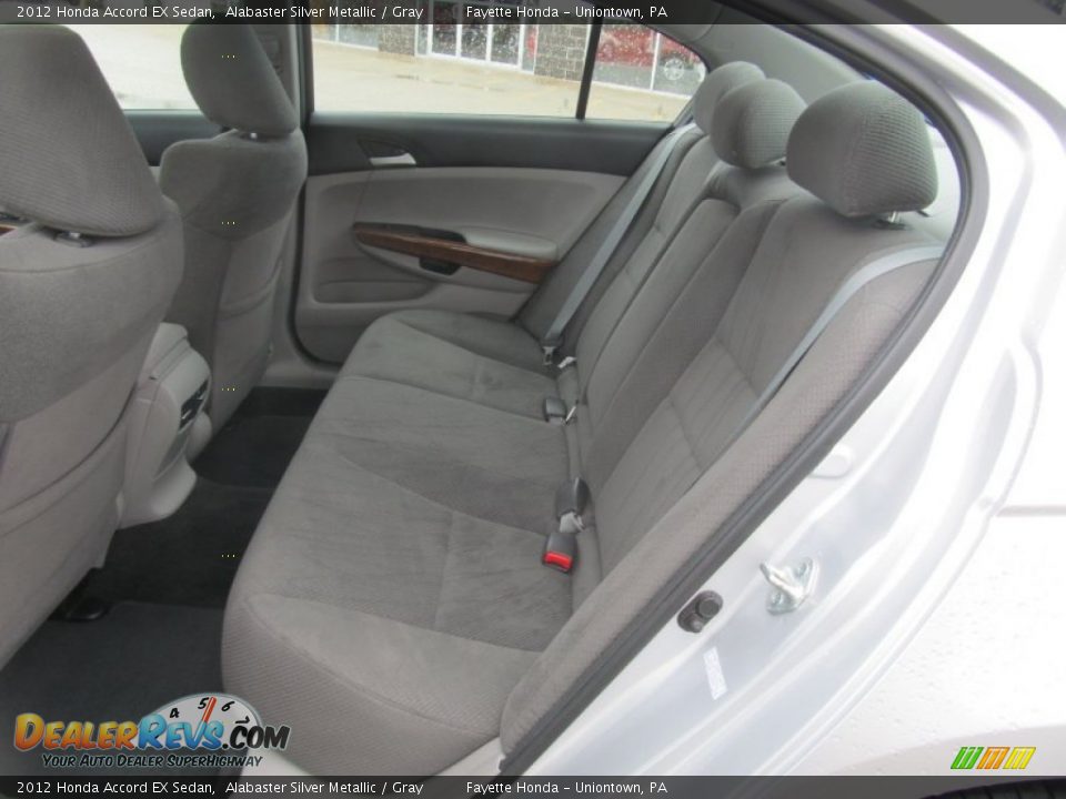 2012 Honda Accord EX Sedan Alabaster Silver Metallic / Gray Photo #8