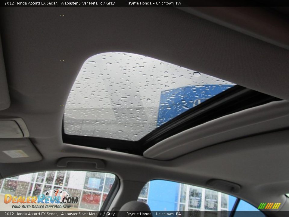 2012 Honda Accord EX Sedan Alabaster Silver Metallic / Gray Photo #10