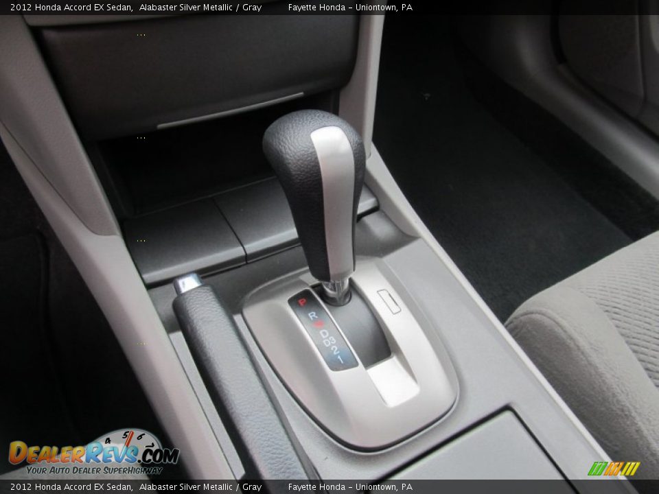 2012 Honda Accord EX Sedan Alabaster Silver Metallic / Gray Photo #12