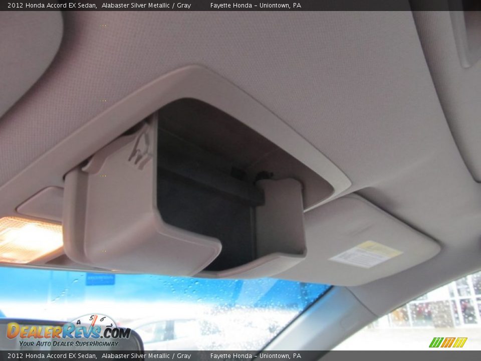 2012 Honda Accord EX Sedan Alabaster Silver Metallic / Gray Photo #14