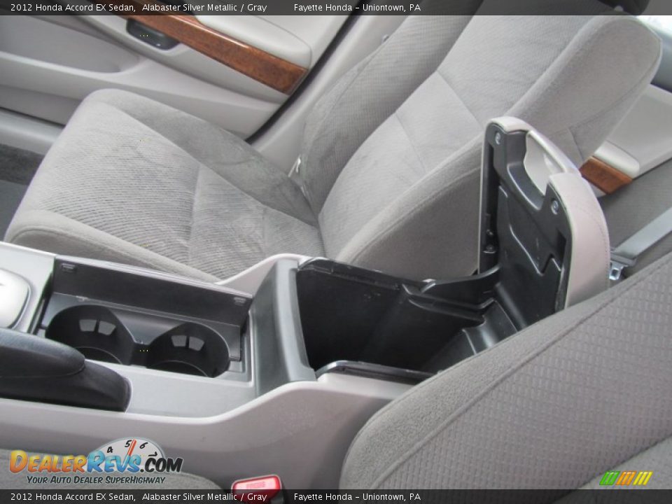 2012 Honda Accord EX Sedan Alabaster Silver Metallic / Gray Photo #15