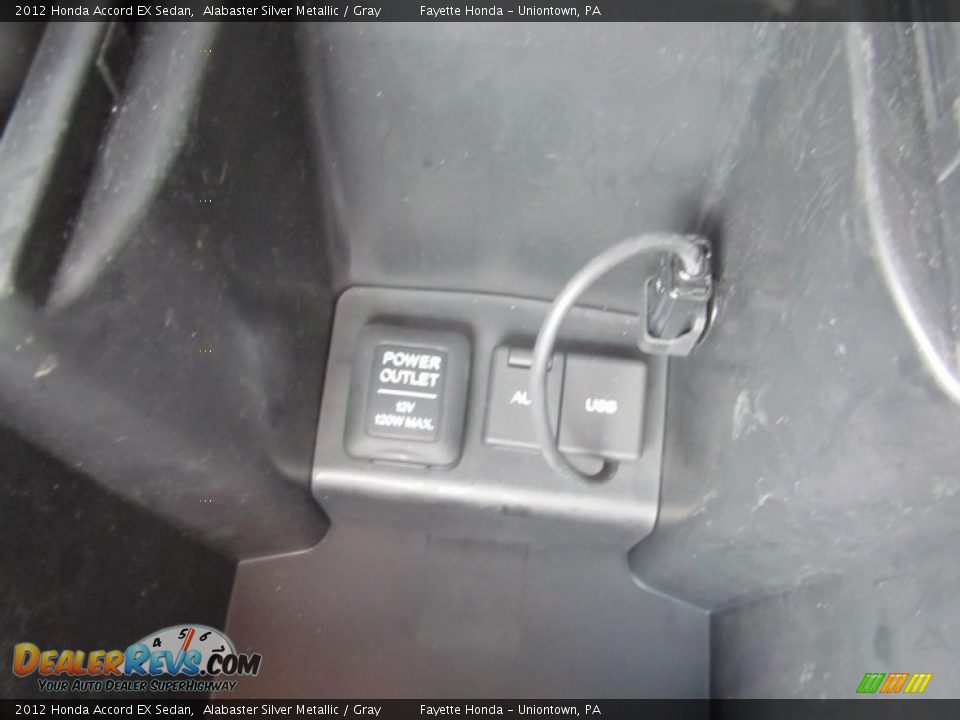 2012 Honda Accord EX Sedan Alabaster Silver Metallic / Gray Photo #16