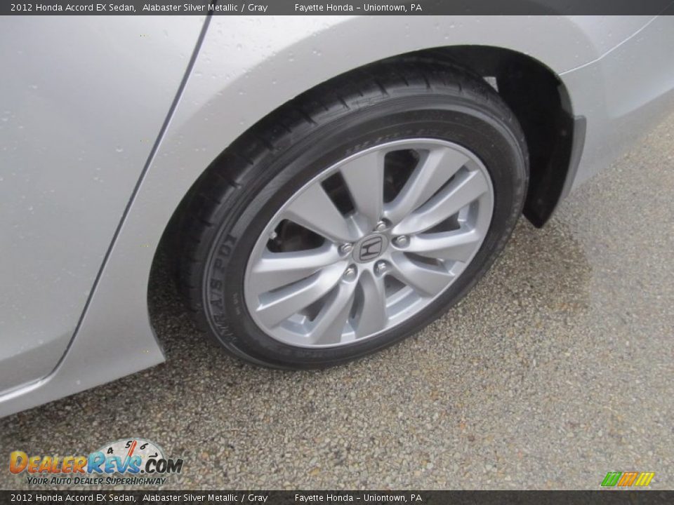2012 Honda Accord EX Sedan Alabaster Silver Metallic / Gray Photo #17