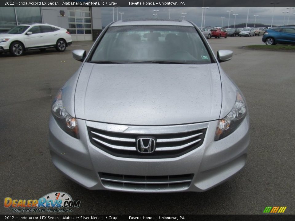 2012 Honda Accord EX Sedan Alabaster Silver Metallic / Gray Photo #19