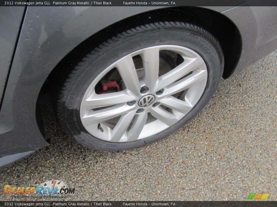 2012 Volkswagen Jetta GLI Platinum Gray Metallic / Titan Black Photo #15