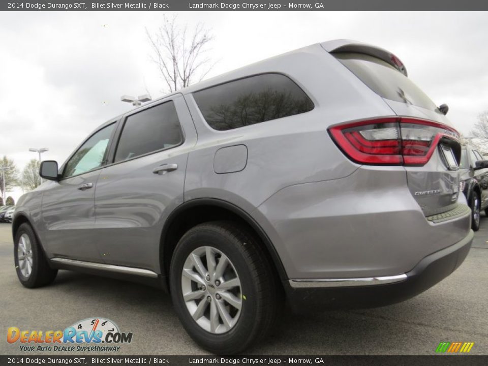 2014 Dodge Durango SXT Billet Silver Metallic / Black Photo #2