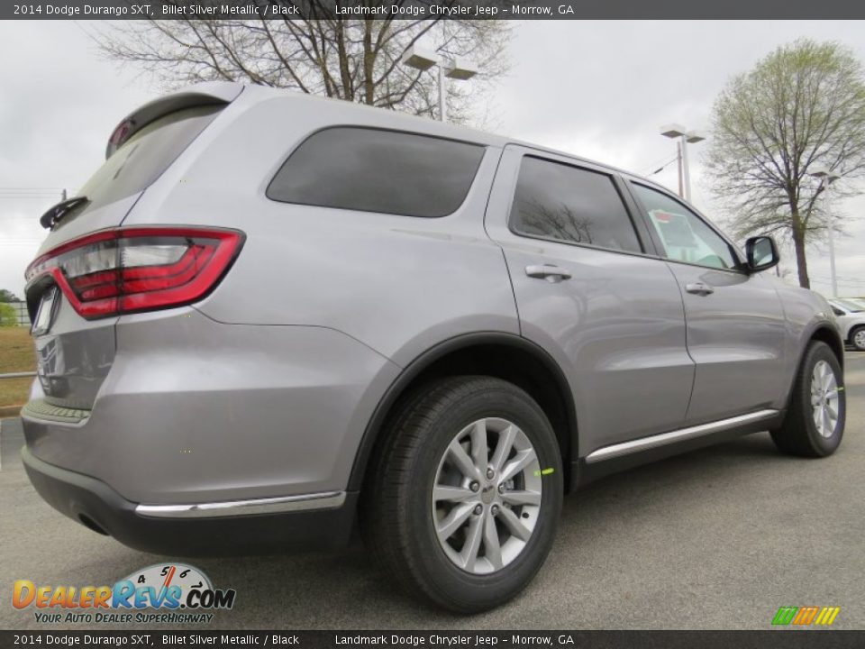 2014 Dodge Durango SXT Billet Silver Metallic / Black Photo #3