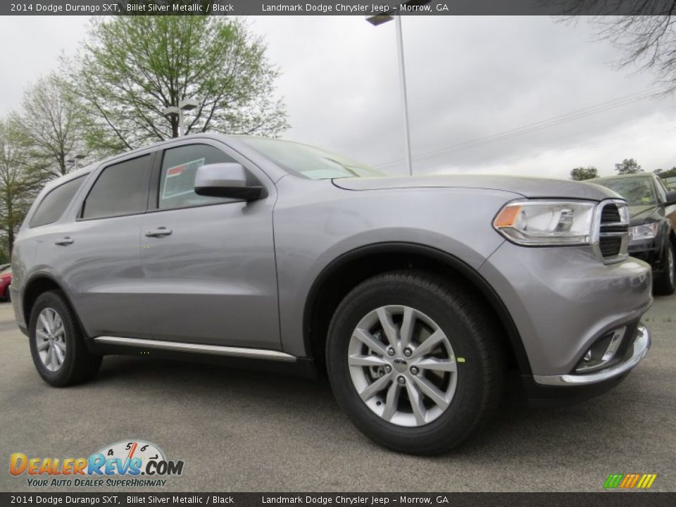 2014 Dodge Durango SXT Billet Silver Metallic / Black Photo #4
