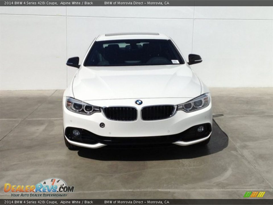 2014 BMW 4 Series 428i Coupe Alpine White / Black Photo #3