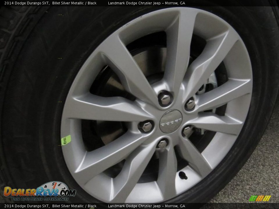 2014 Dodge Durango SXT Billet Silver Metallic / Black Photo #5