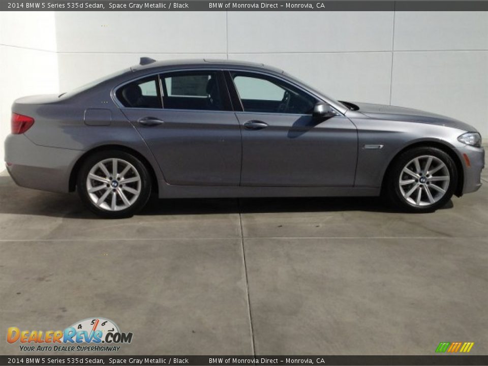 2014 BMW 5 Series 535d Sedan Space Gray Metallic / Black Photo #2