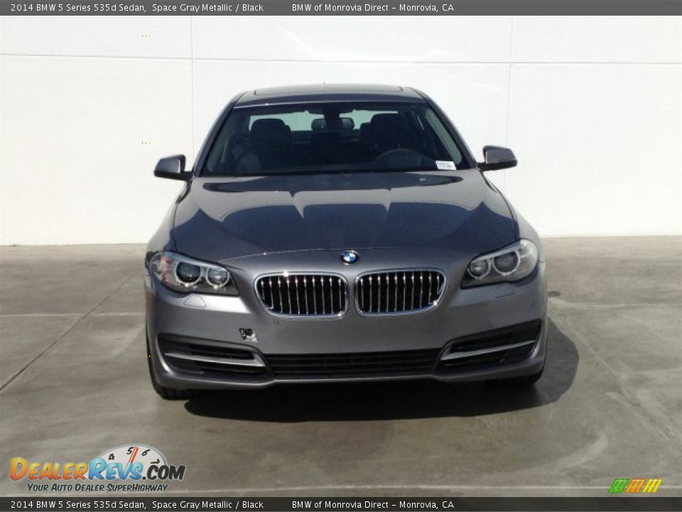 2014 BMW 5 Series 535d Sedan Space Gray Metallic / Black Photo #3